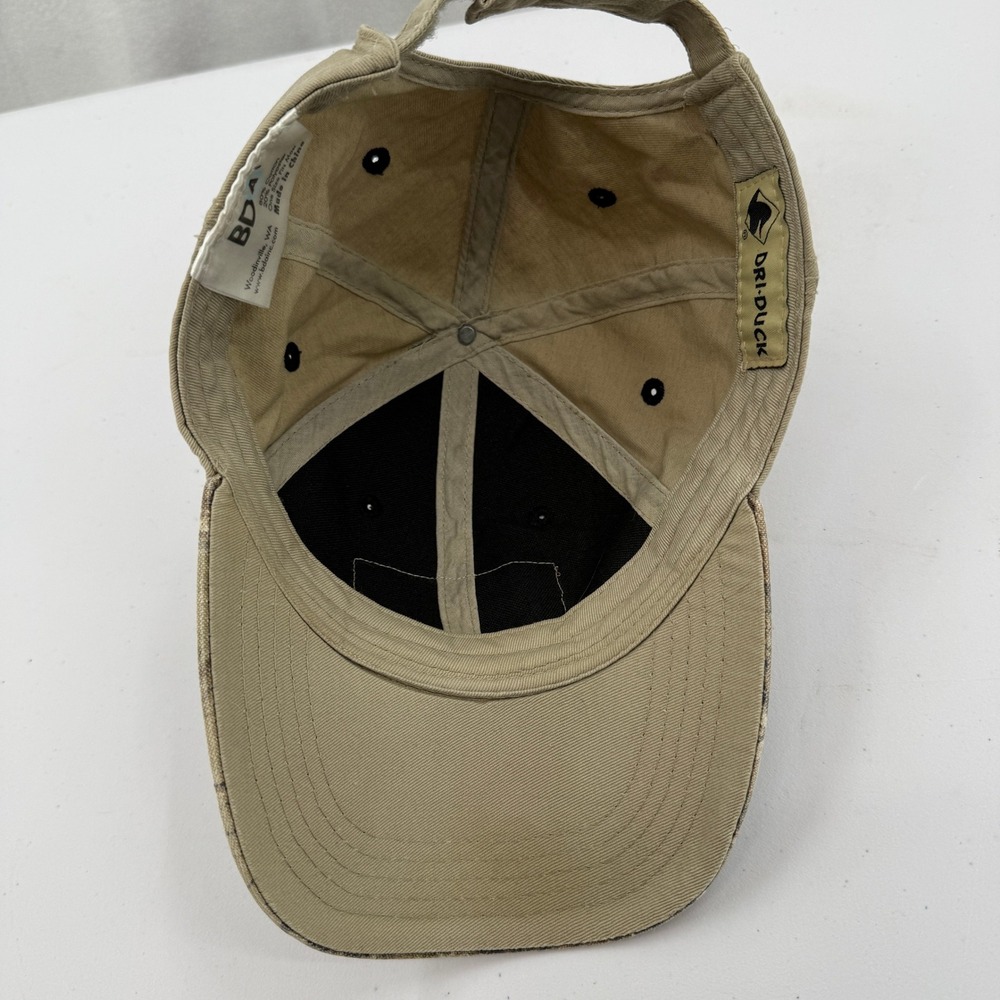 Dri-Duck Baseball Hat Men OSFM Camo Realtree American Flag Lowe's Distressed - Picture 6 of 8